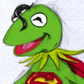 thumbnail of  Kermit the Frog (as Superman)
