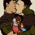thumbnail of Tim and Kon kissing
