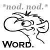 Nodding!RatCreature/Word.